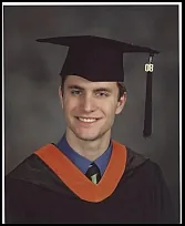 Personalized graduation caricature gift hand-drawn from a student's photo